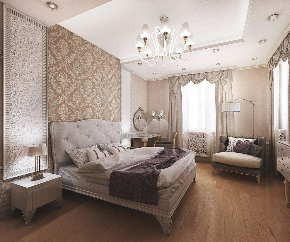 Спальня в стеле современная классика