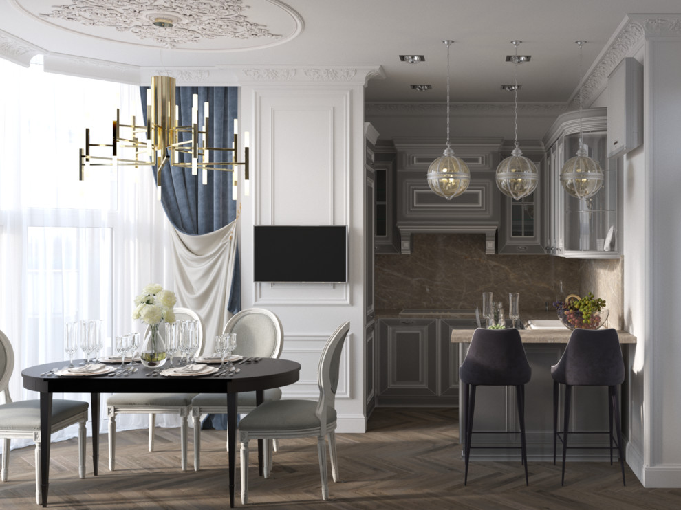 Дизайн-проект кварты на ЖК Мосфильм