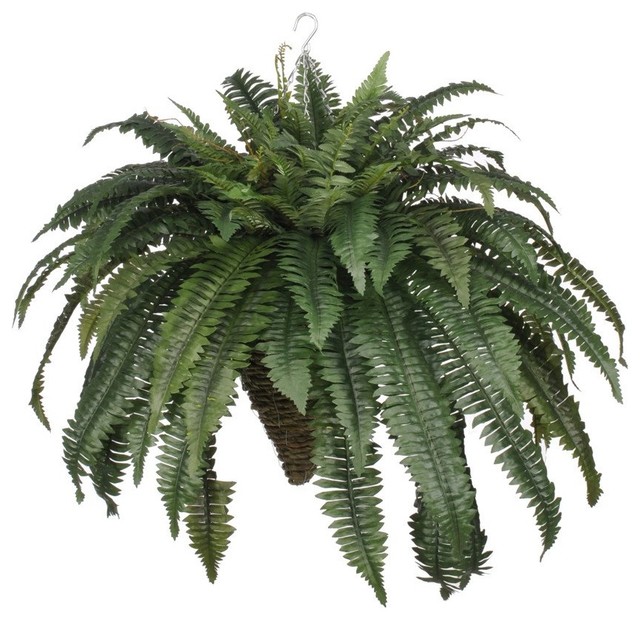 Artificial Fern in Cone Basket Tropical Artificial Plants And Trees