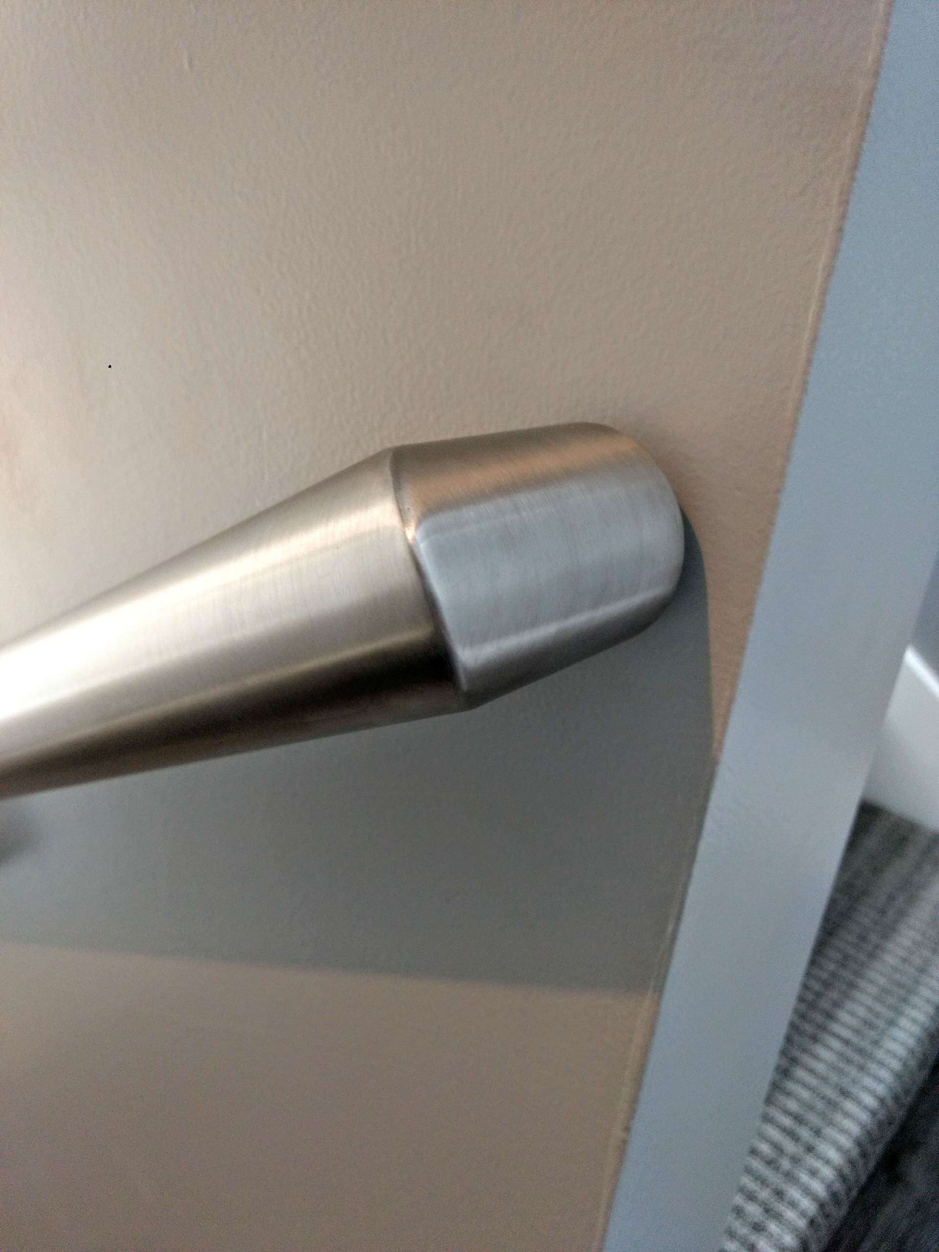 Round stainless handrail