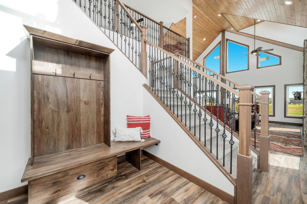Mountain style entryway photo in Minneapolis