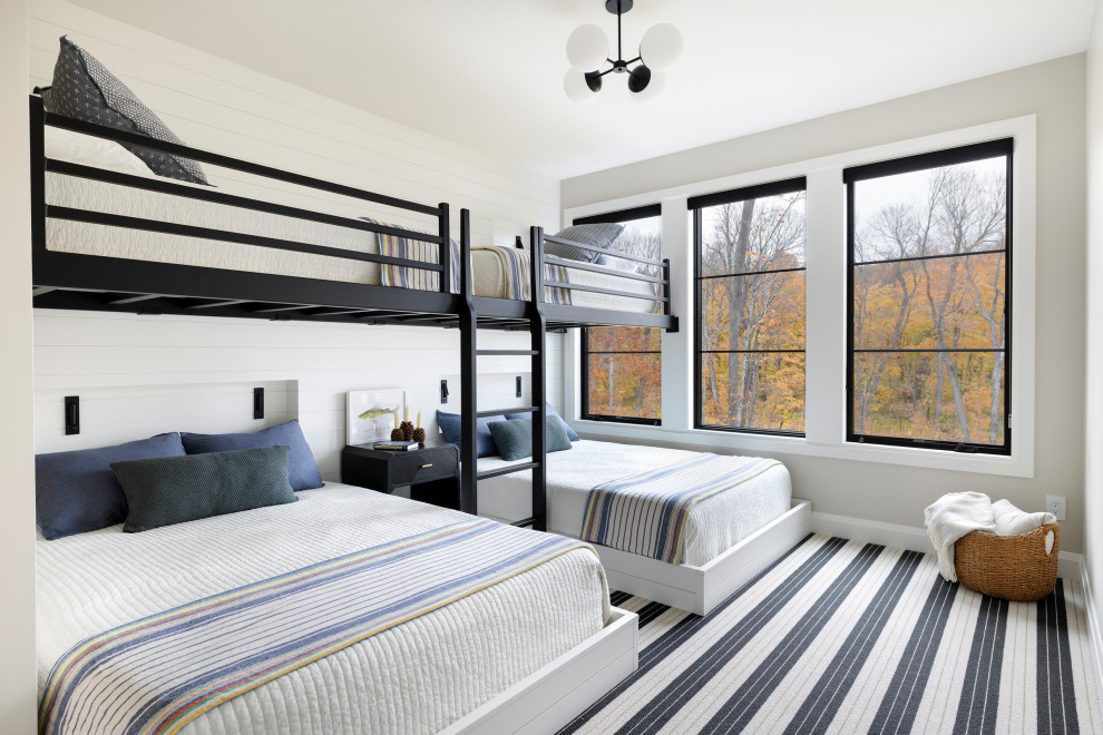Warm, Rustic Retreat | New Home Construction - A cozy, durable bunkroom built for sleepovers, storytelling, and summer nights—now one of the most-loved spaces in the house.
