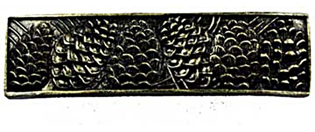 Pinecone Pull Bronzed Black Rustic Cabinet And Drawer Handle