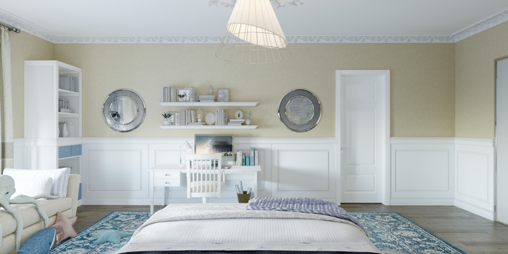 Визуализация детской для девочки "Пэчворк"