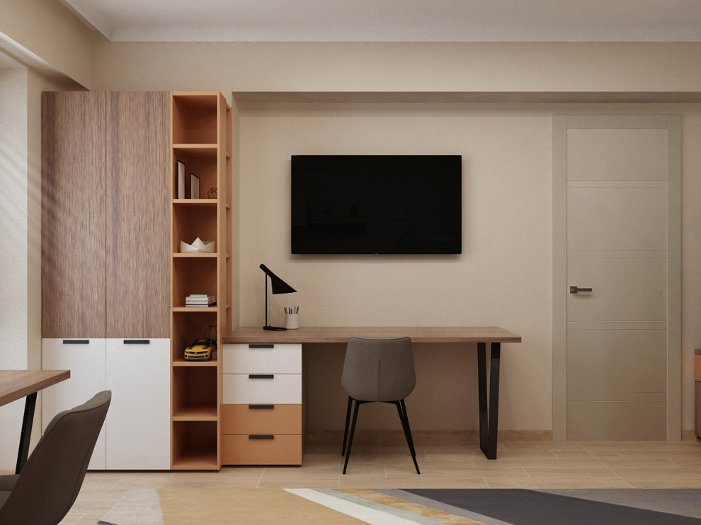 Комната для подростков. Визуализация & Реализация