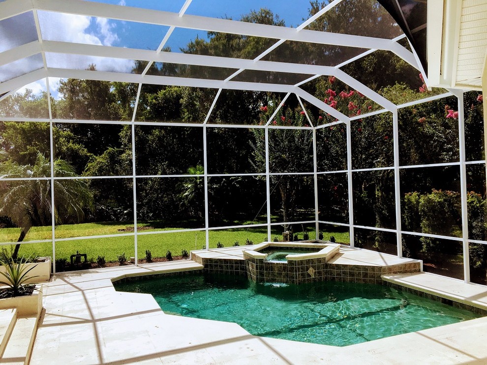 Pool Cage Painting Modern Tampa by Modern Pool Cage Painting Houzz