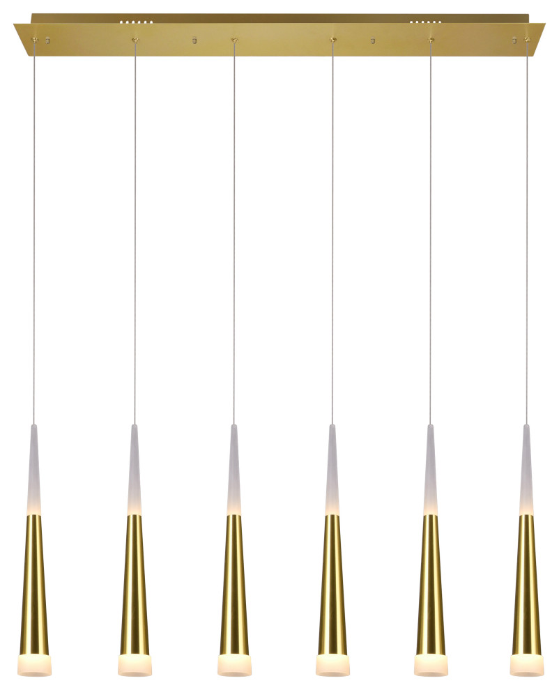 Led Pool Table Light With Satin Gold Finish Modern Pool Table