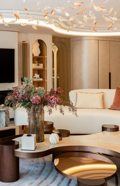 Burkes crescent contemporary-vardagsrum