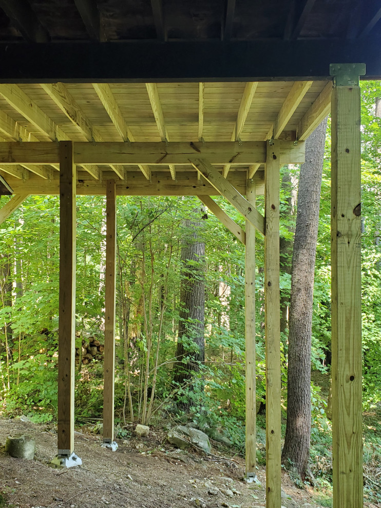Deck with a Woodland View