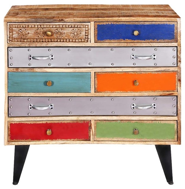 Primary Colors Mango Wood 8 Drawer Accent Standard Horizontal Dresser Farmhouse Dressers By Sierra Living Concepts Primary Colors Mango Wood 8 Drawer Accent Standard Horizontal Dresser Farmhouse Dressers By Sierra Living Concepts