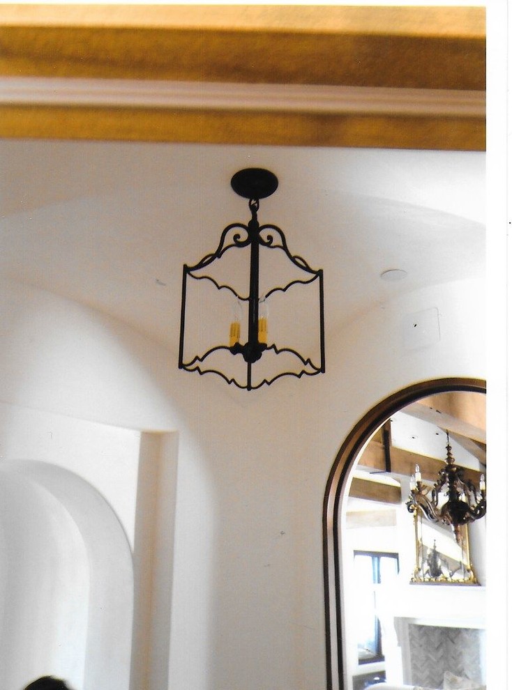 Inspiration for a transitional hallway remodel in Orange County