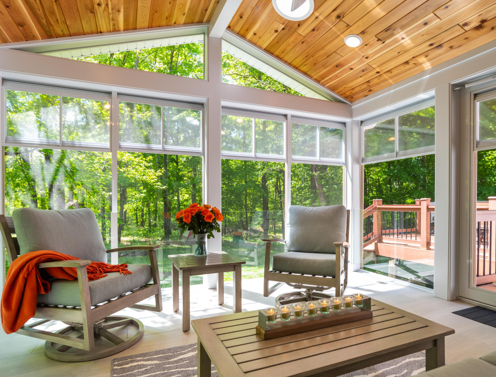 Screen Room Addition - Modern - Sunroom - Minneapolis - by mackmiller ...
