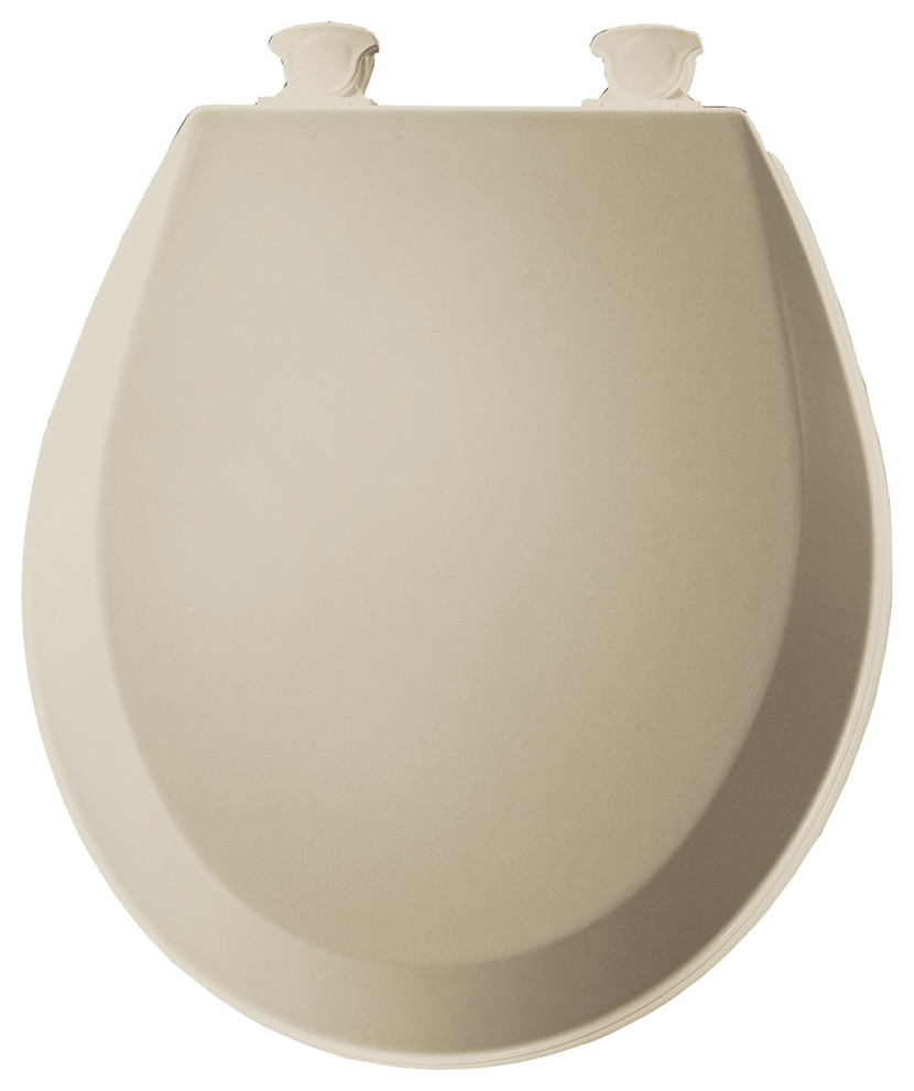 Bemis 500EC Round ClosedFront Enameled Wood Toilet Seat Toilet Seats