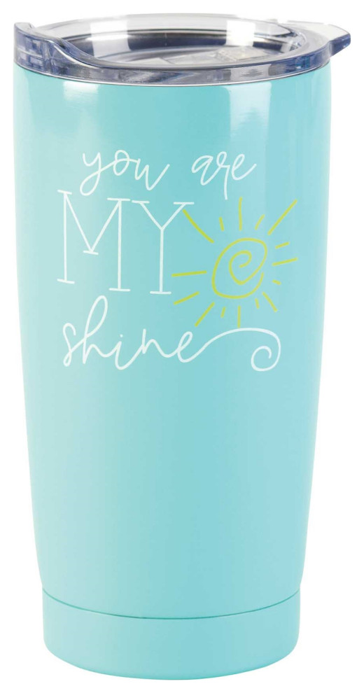Your Are My Sunshine Teal Tumbler, 20 Oz