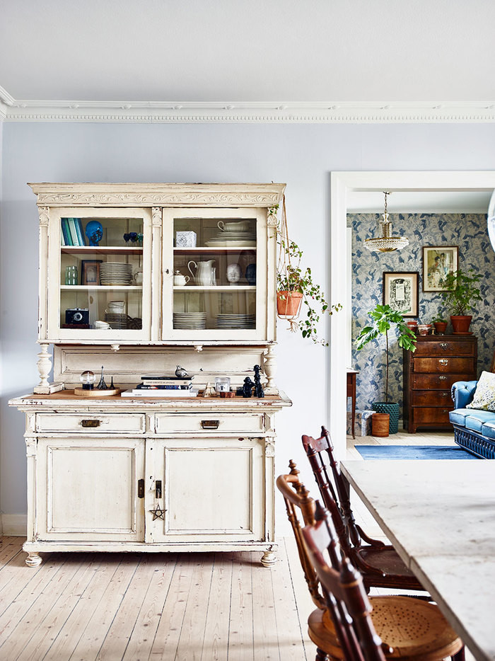 шведские обои в интерьере