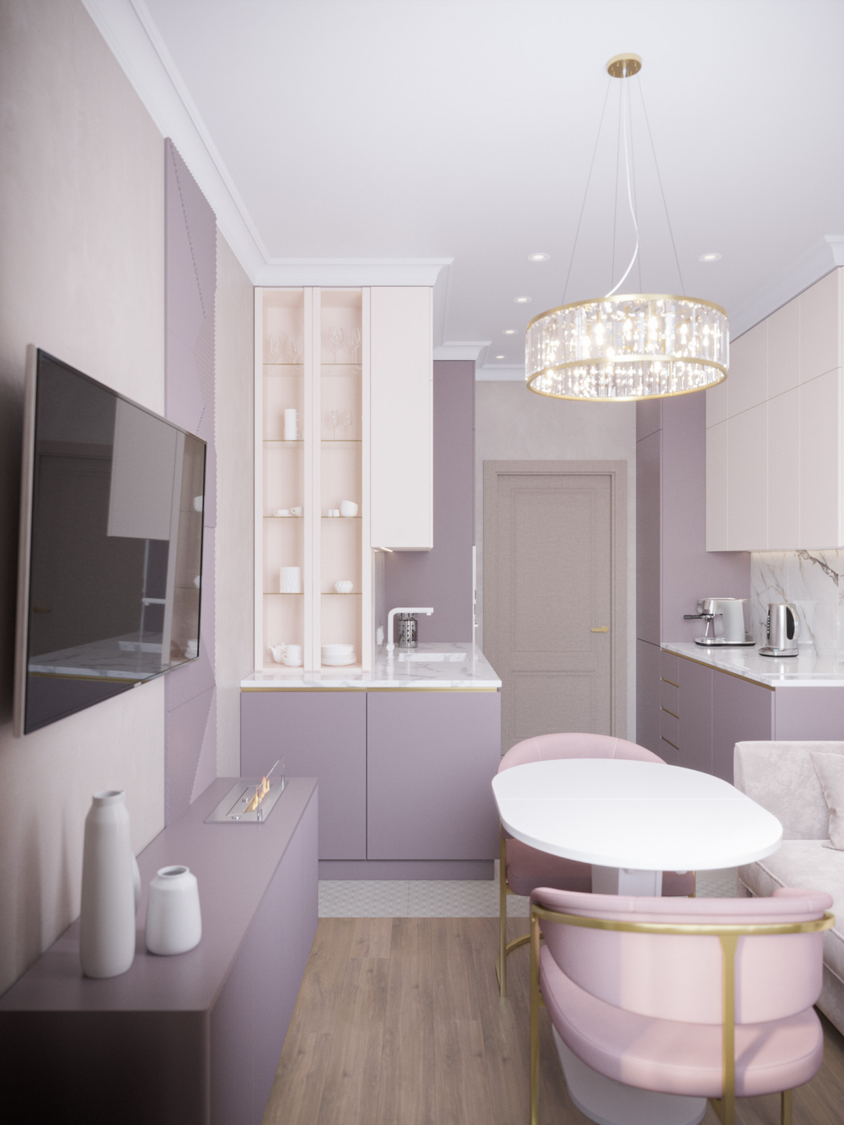 Кухня-гостиная