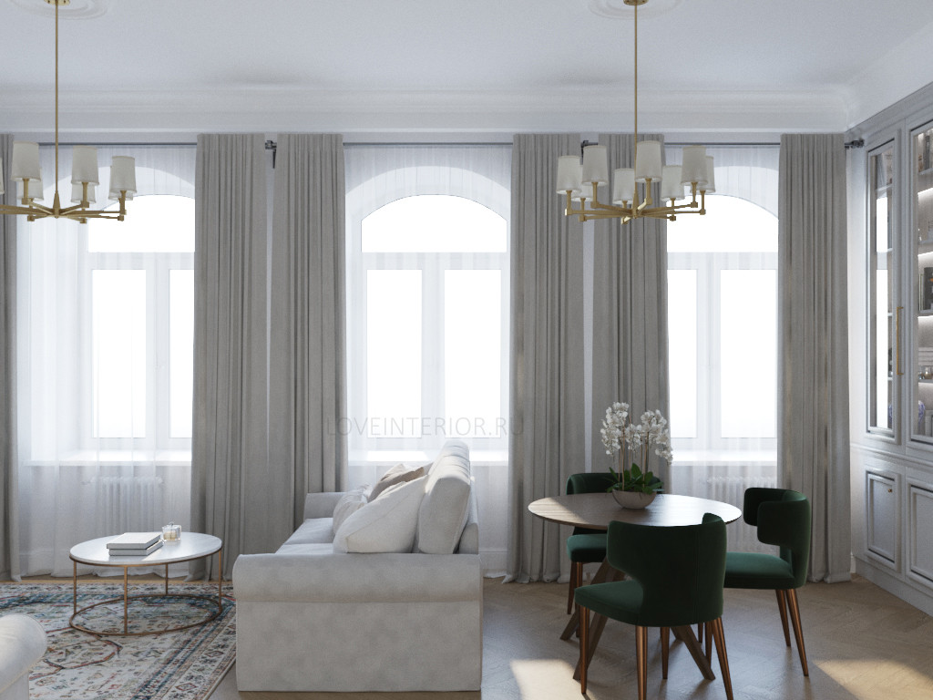 Квартира в доме, построенном в XIX веке в центре Москвы