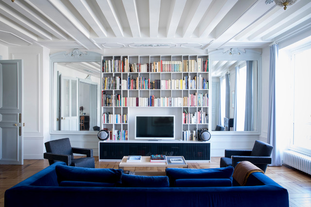 Histoire Moderne transitional-living-room