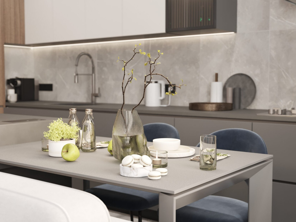 ЖК "Красный Аксай" Гостиная для студии Zadizain