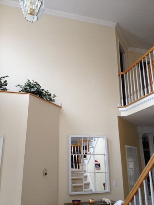 Wasted landing space in 2-story foyer