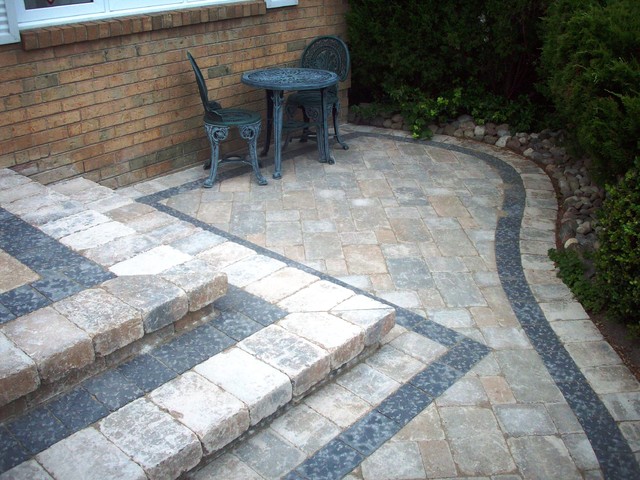 Front entrances - interlocking classico-patio