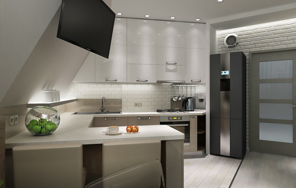 Кухня-гостиная для молодой пары