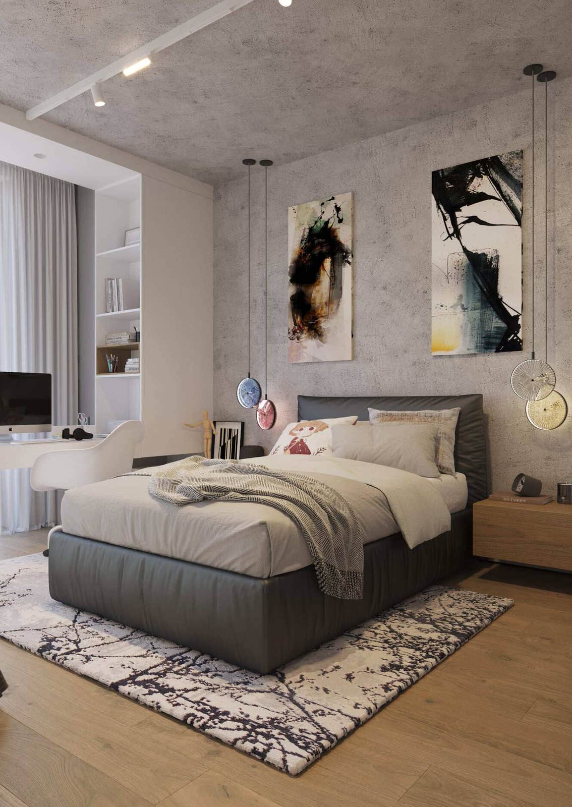 Лофт и облака. Квартира 140 м2 в центре города