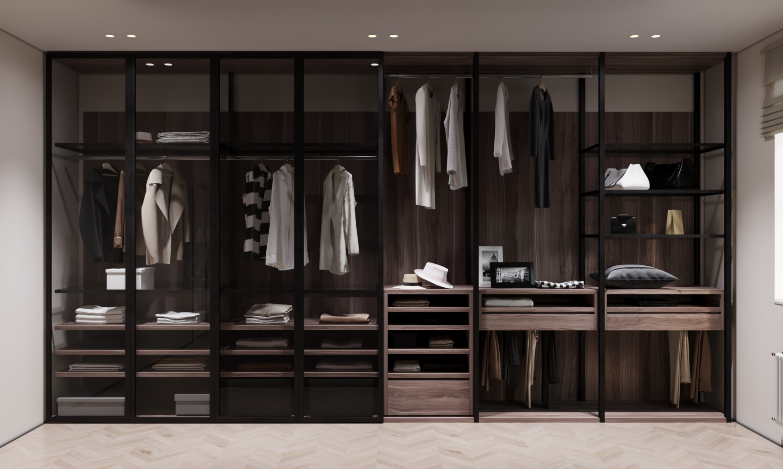 Современный стиль спальня