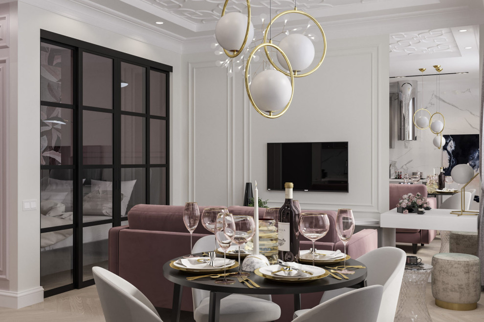 Проект апартаментов для молодой творческой девушки #apartments_bukinist