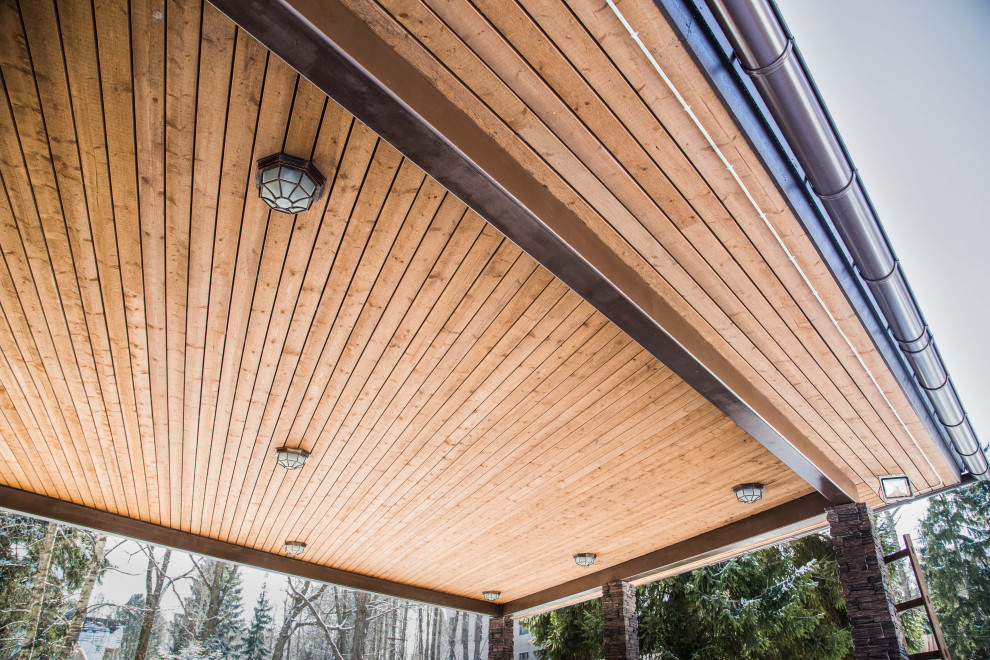 Частный финский каменный дом под Петербургом 320м2