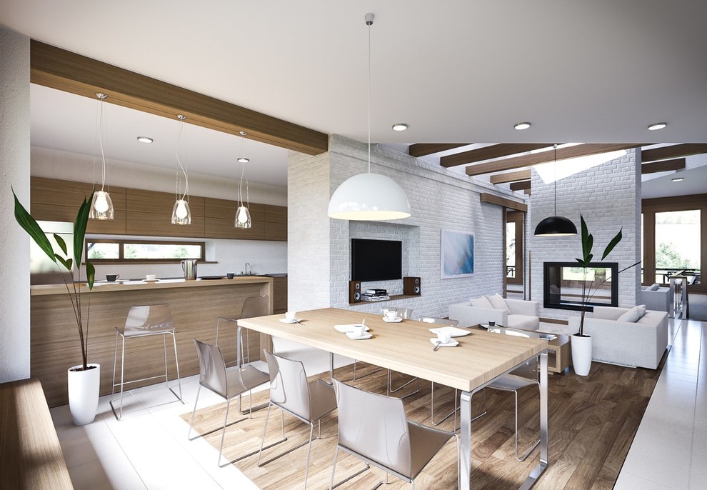 Одноэтажный жилой дом.