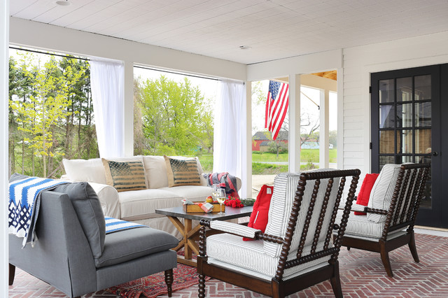 Bridger Farm House landstil-veranda