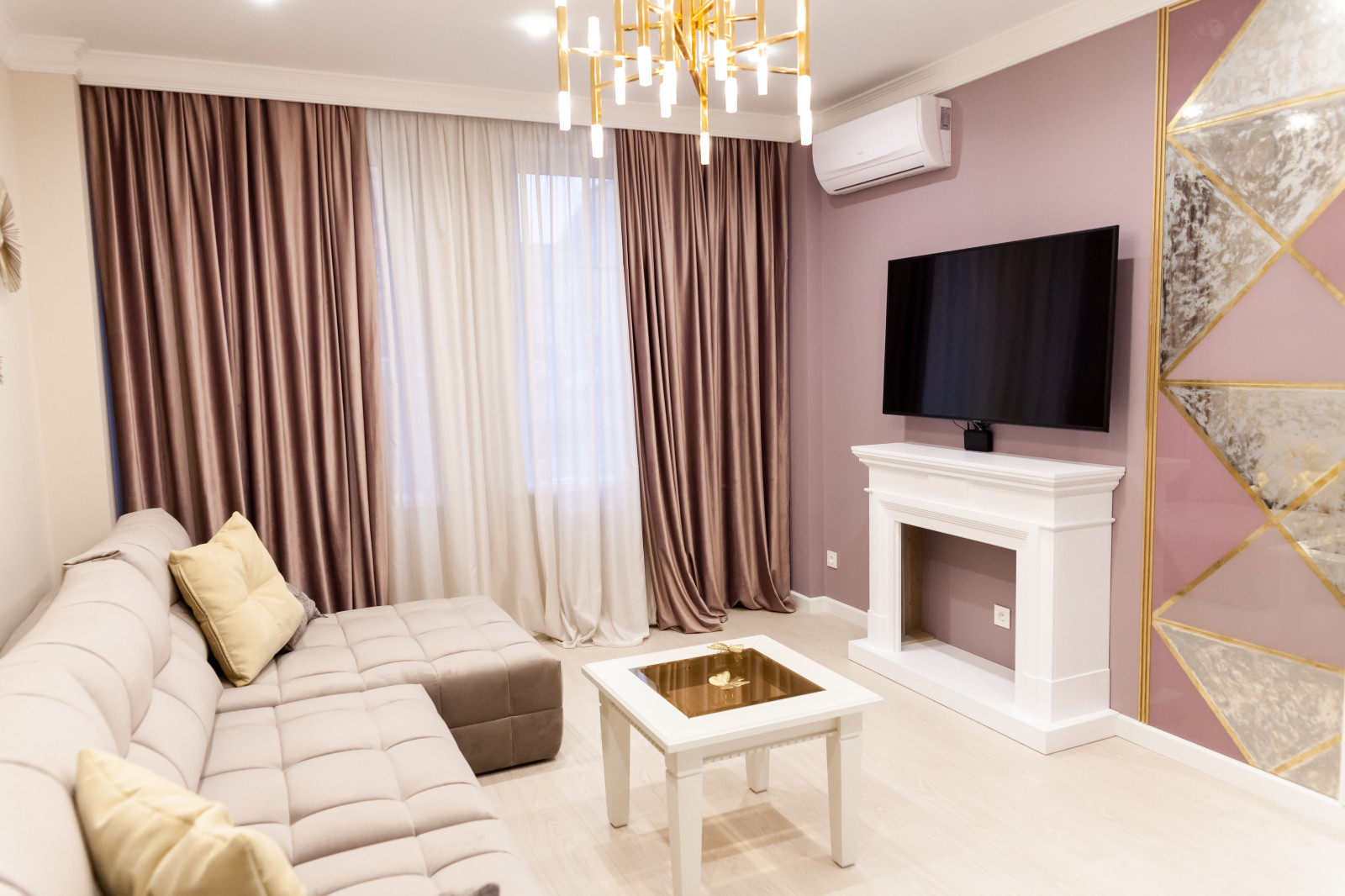 Фото проекта, ЖК "Маршал", г.Калуга (гостиная)