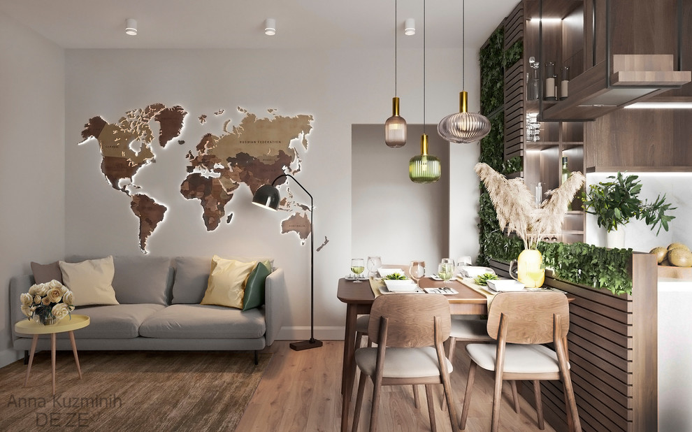 Кухня-гостиная 18.кв.м. Питер