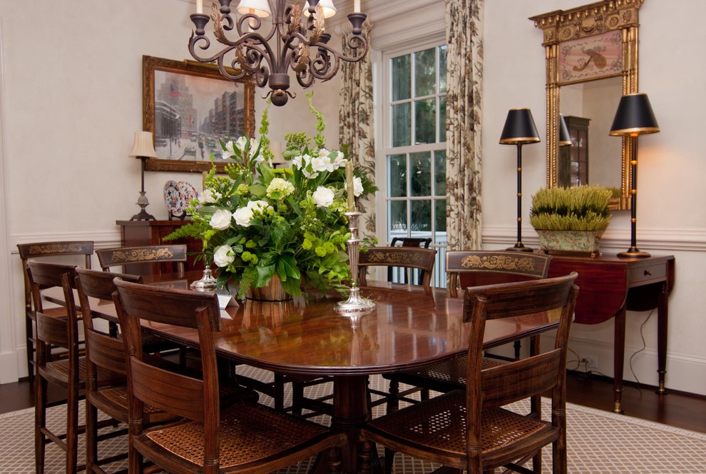 Photo of a traditional dining room in Charleston.