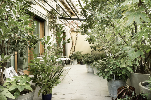 Candido interno milanese shabby-chic-style-deck