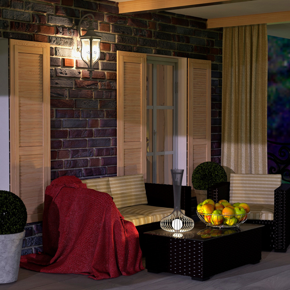 Веранда загородного дома