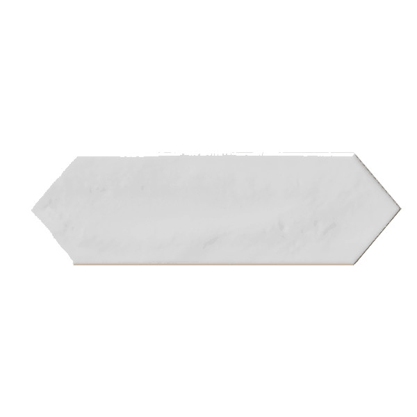 3"x12" Picket Style Subway Wall Tile, Glossy White, Set of 20