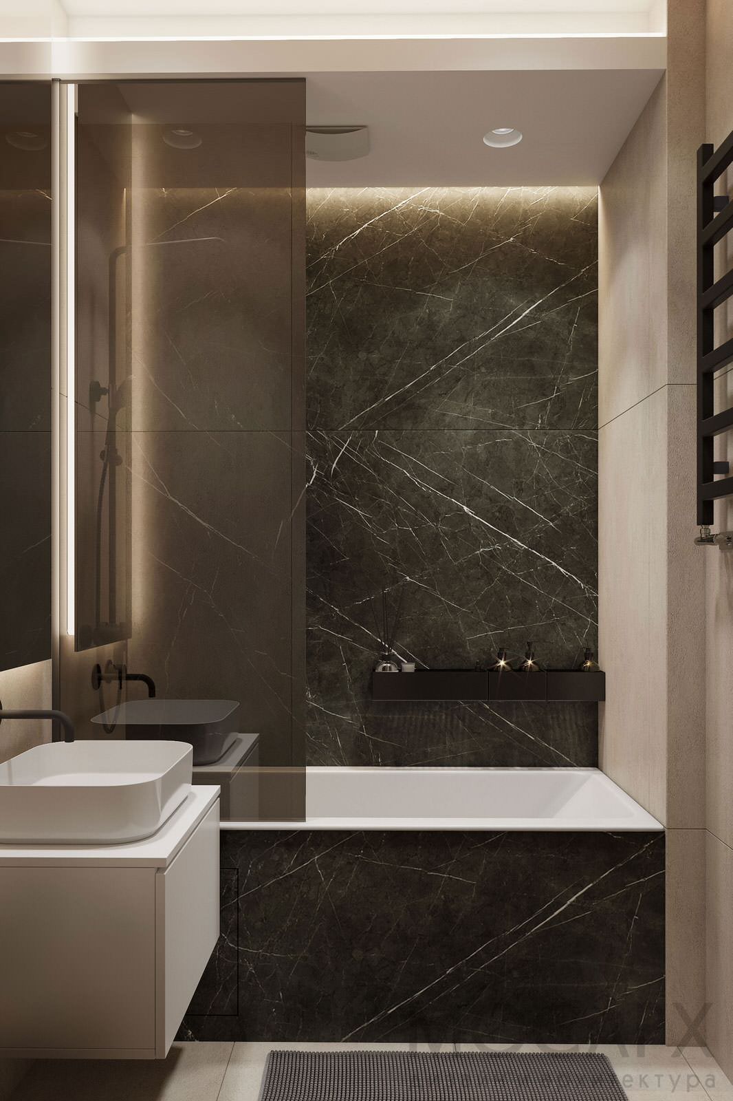 Ванная в ЖК Береговой