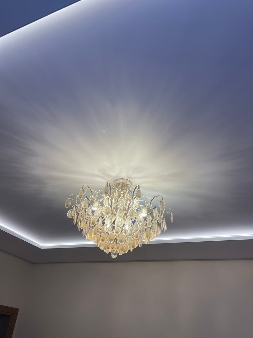 Многоуровневые потолки в КП голубой залив