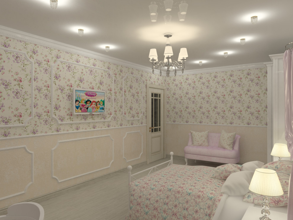 Детская для девочки 21 кв.м