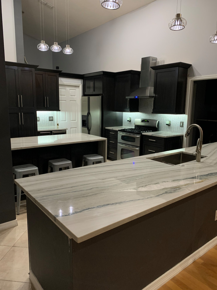 Macaubas Fantasy Quartzite - Eclectic - Kitchen - Orlando - by Granite ...