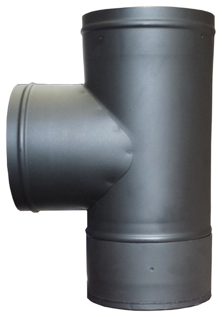 Single Wall Stove Pipe Tee And Clean Out Cap Single Wall Stove Pipe Tee And Clean Out Cap