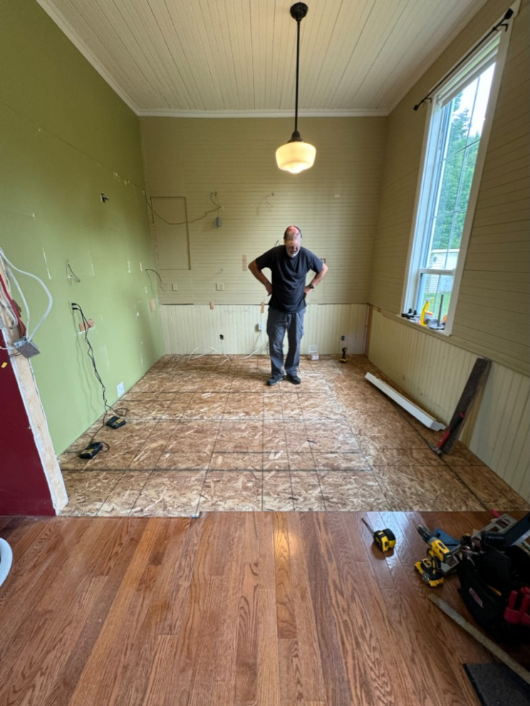 First Project:  Our school house kitchen's renovation