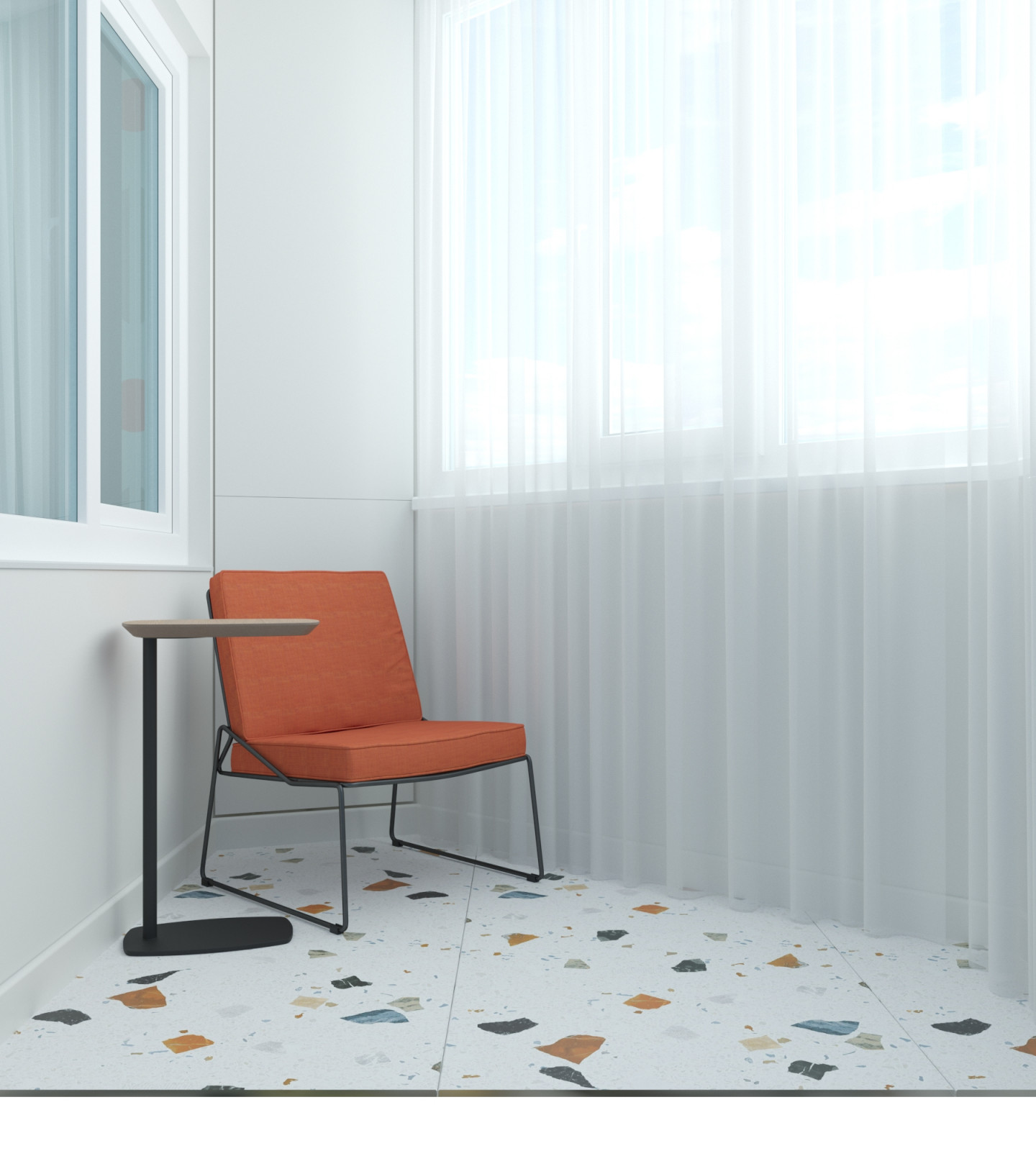 Интерьер с нотками ретро