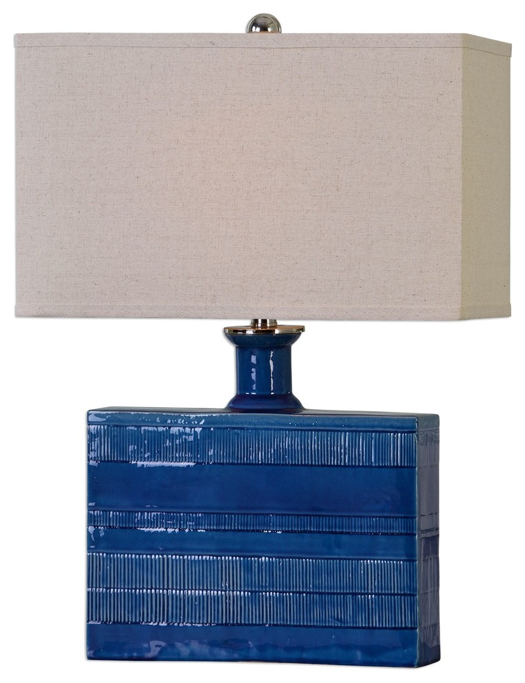 Uttermost Piota Table Lamp, Blue