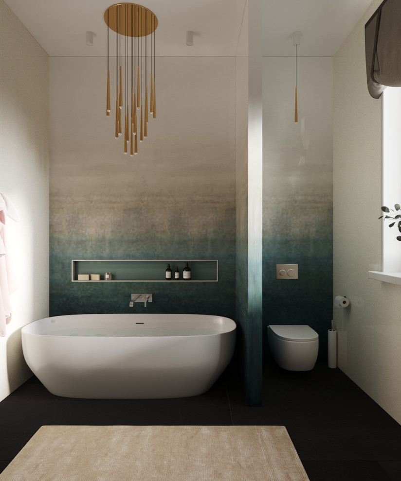 ванная комната с окном