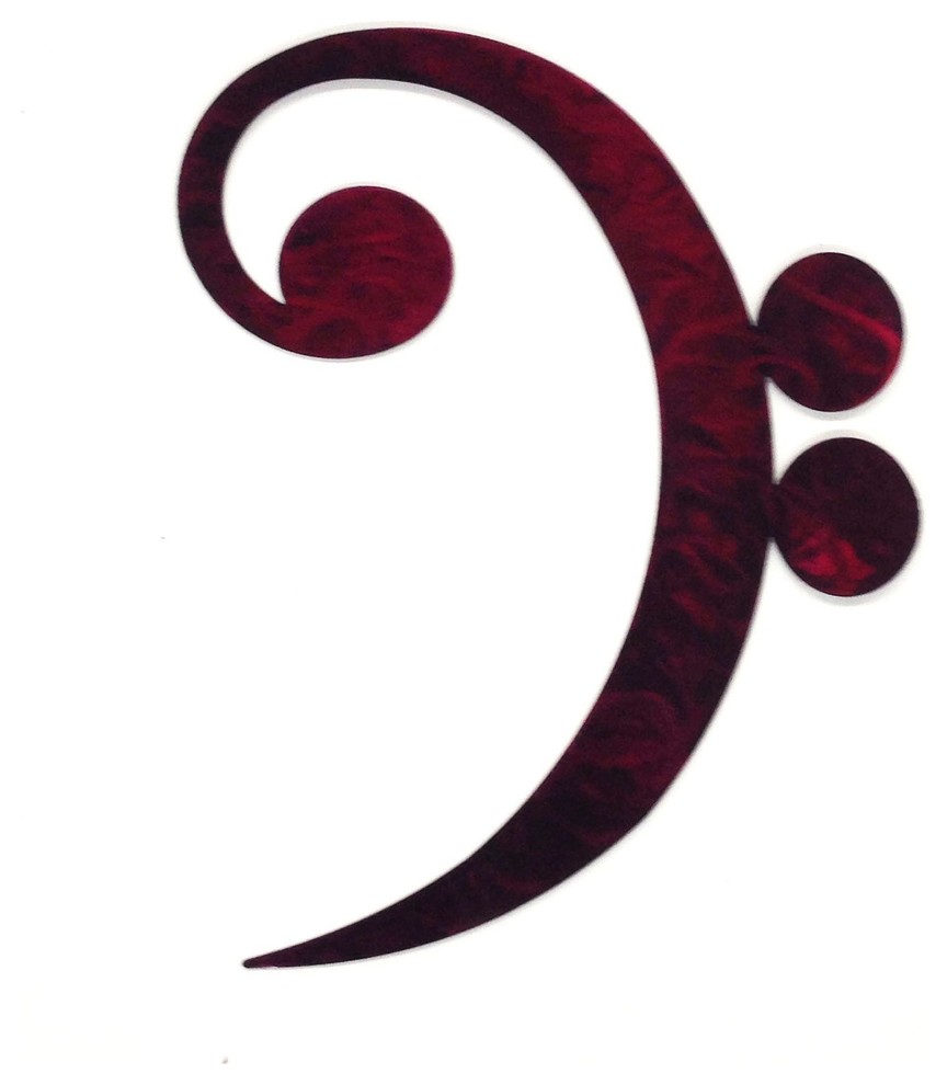 Hand crafted mosaic music notes clef symbol wall art plaque mirror