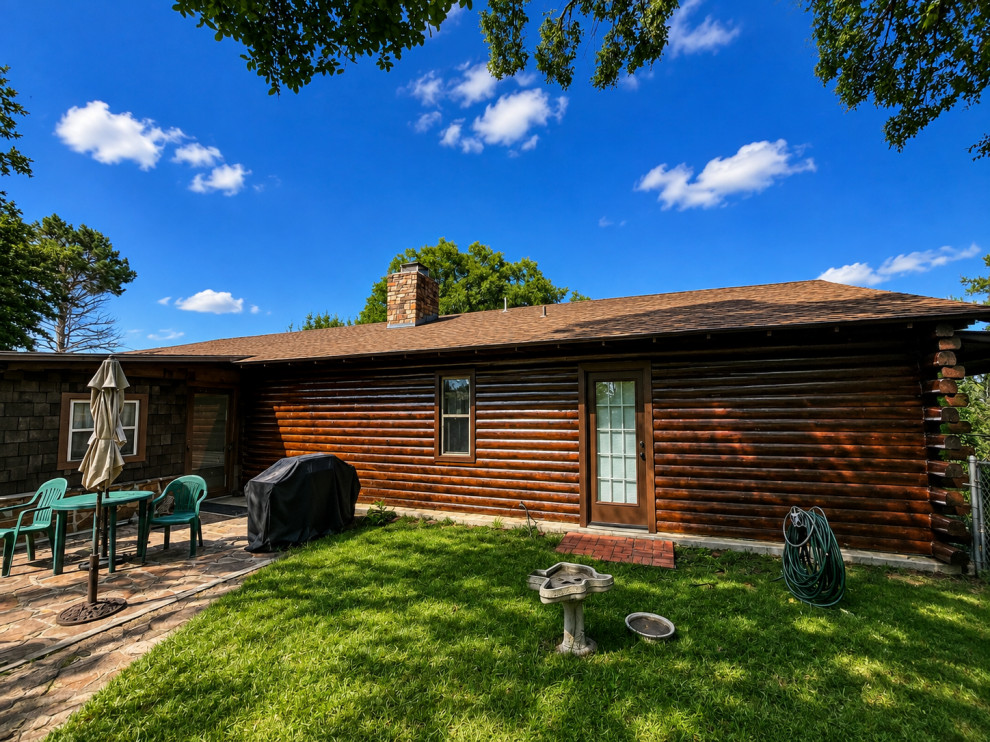 Log Home Exterior Transformation