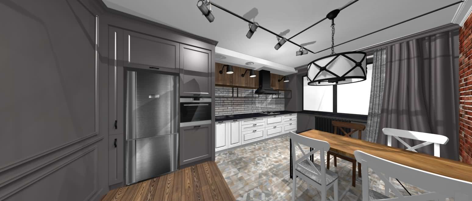 Дом в смешанном стиле